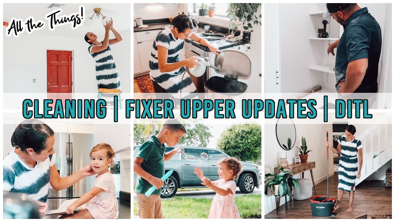 Mennonite Mom Life! | Fixer Upper Flip House Updates| Clean With Me