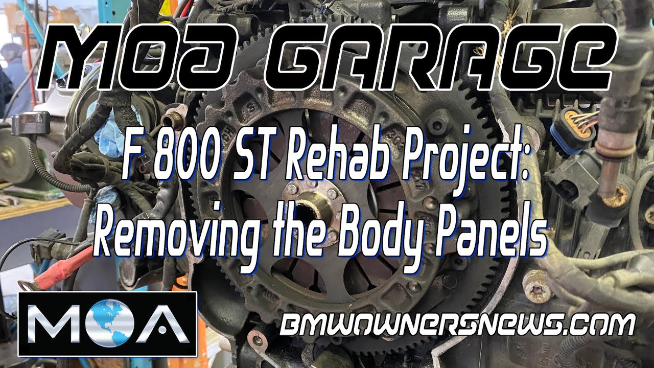 BMW F 800 ST Rehab: Removing ALL the Body Panels