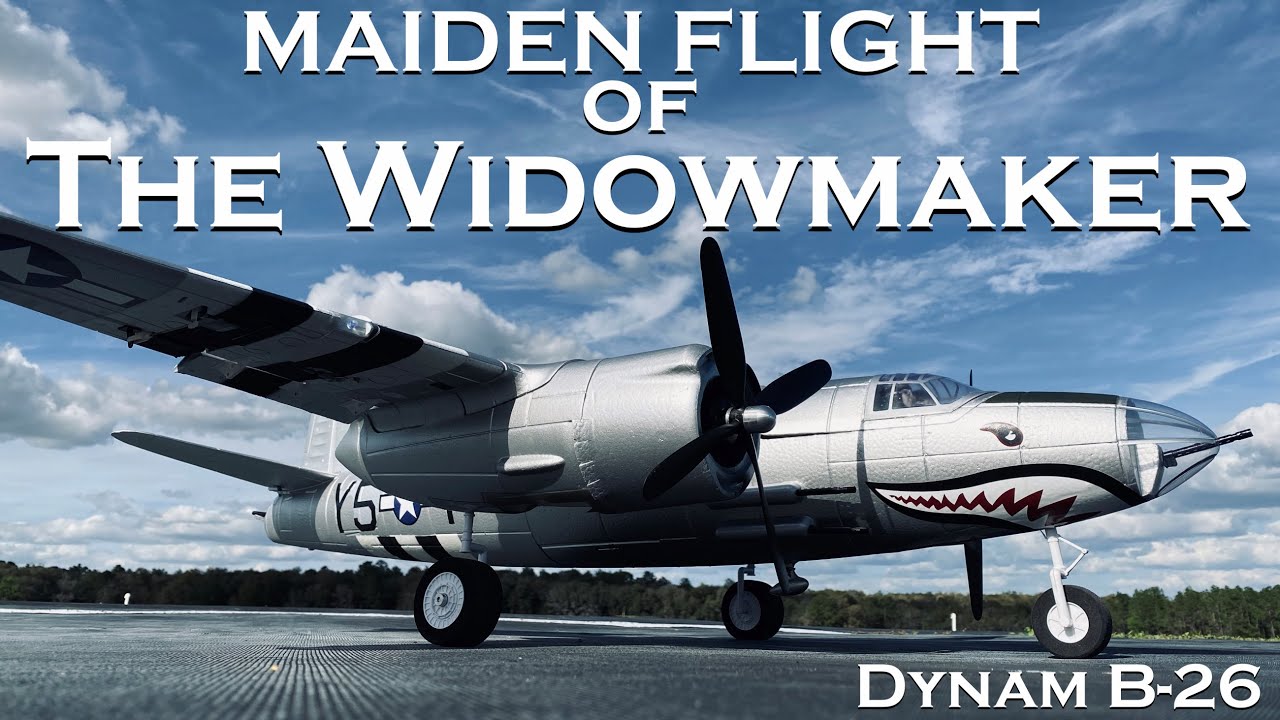 Dynam B-26 Marauder RC Plane Maiden Flight