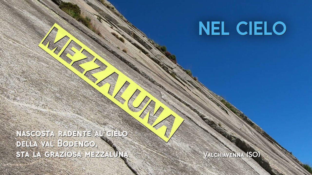 Mezzaluna nel cielo - è semplicemente meravigliosa - Val Bodengo