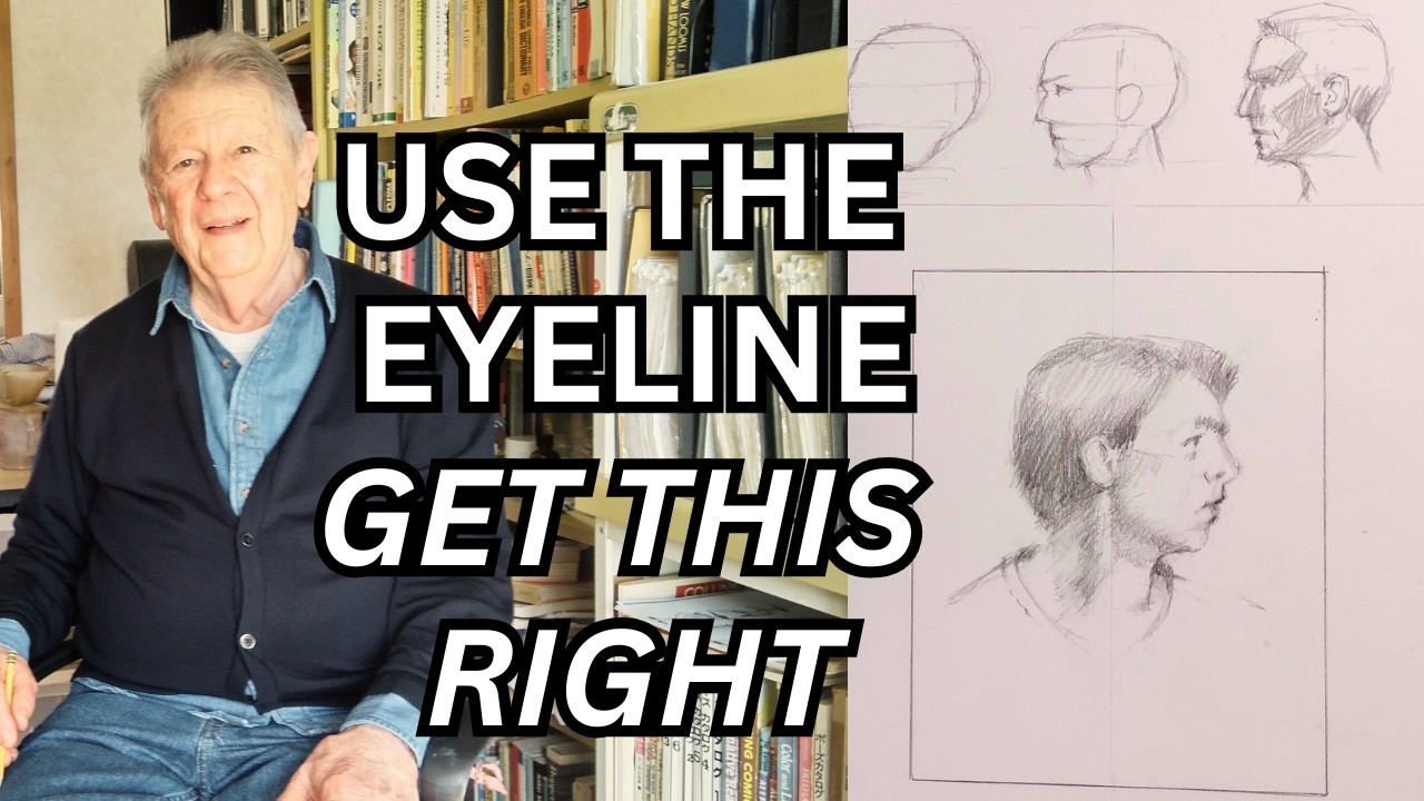 How to Draw the Head in Profile for Beginners With Four Construction Lines