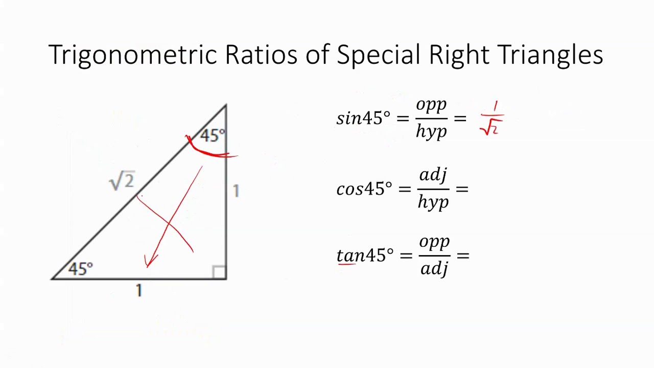 Geometry 13.3 Special Right Triangles