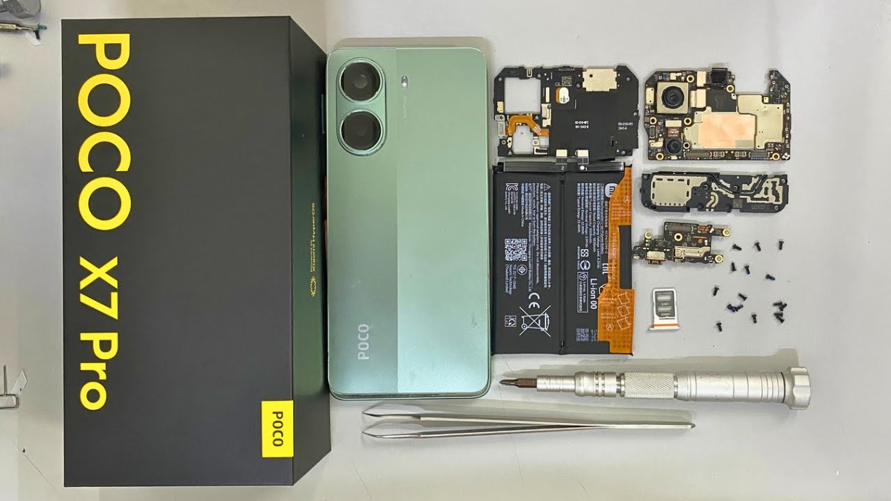 POCO X7 PRO TEARDOWN & DISASSEMBLY || NO DETAIL INFORMATION!!