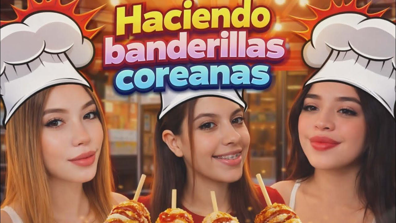HICIMOS BANDERILLAS COREANAS 😊 | nos salieron??? 