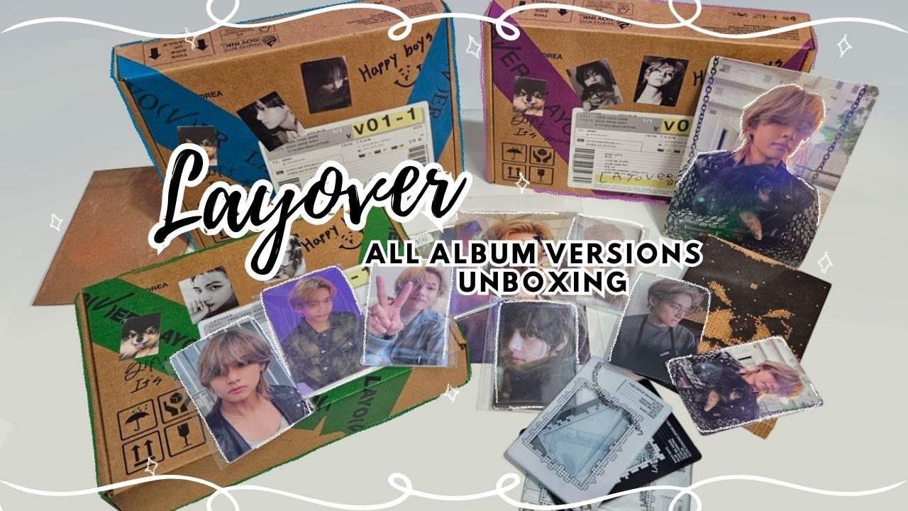 [📦Unboxing] V Layover all album versions