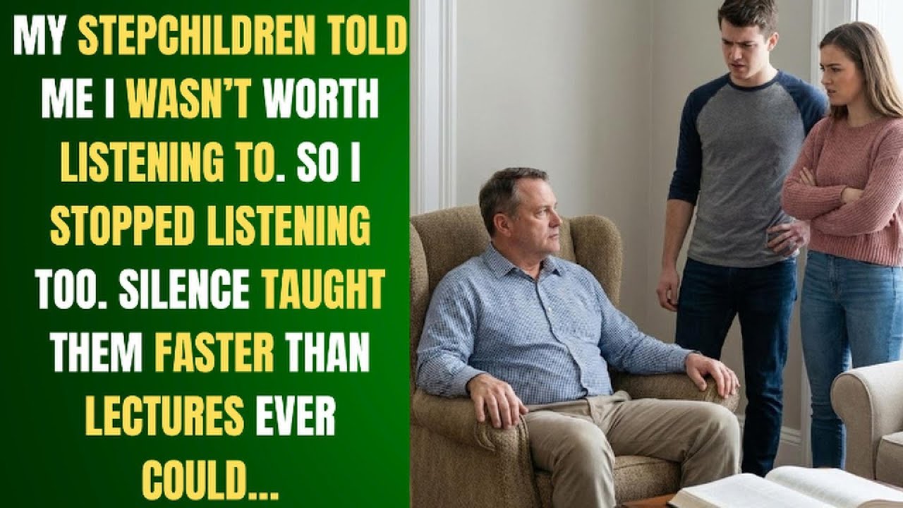 My stepchildren told me I wasn’t worth listening to. So I stopped listening - BEST REDDIT STORIES