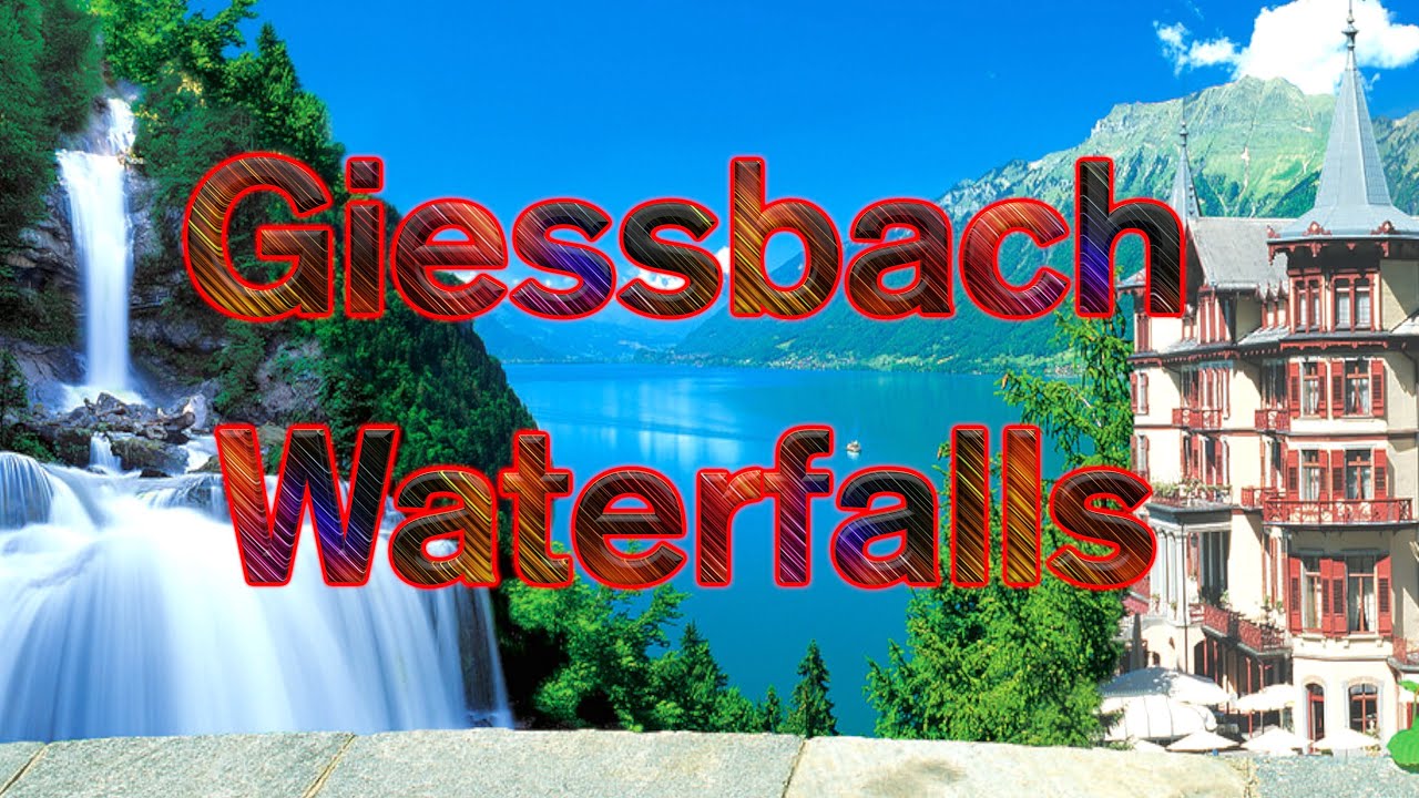 Switzerland - Jungfrau region - Giessbach Waterfalls-Swiss Paradise 2021