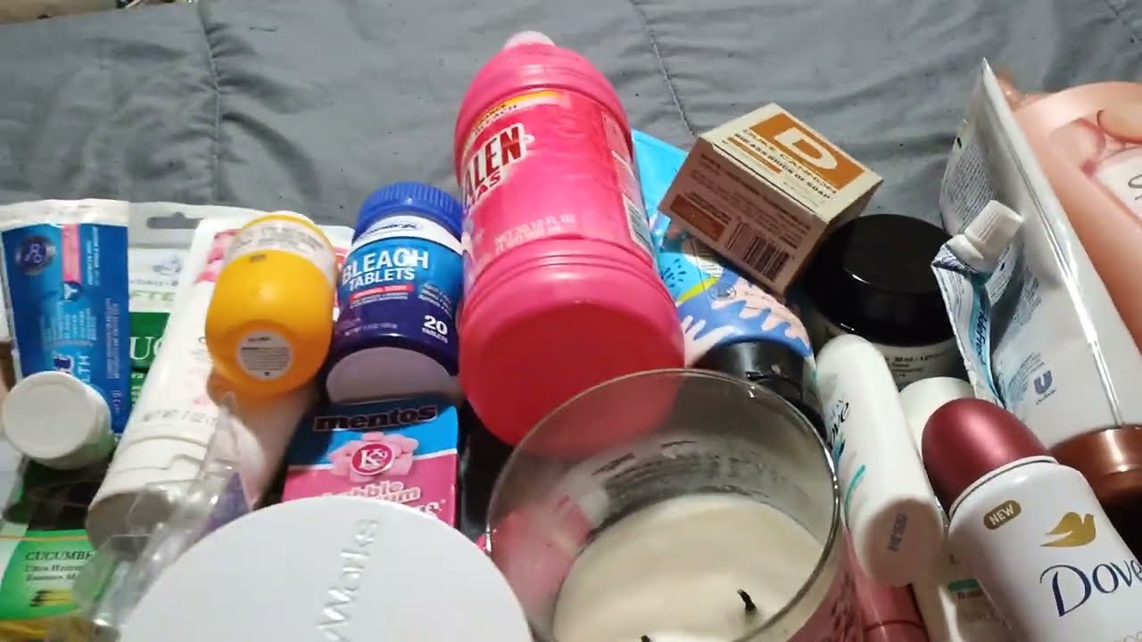 Использованные остатки продуктов, купленных в магазине 