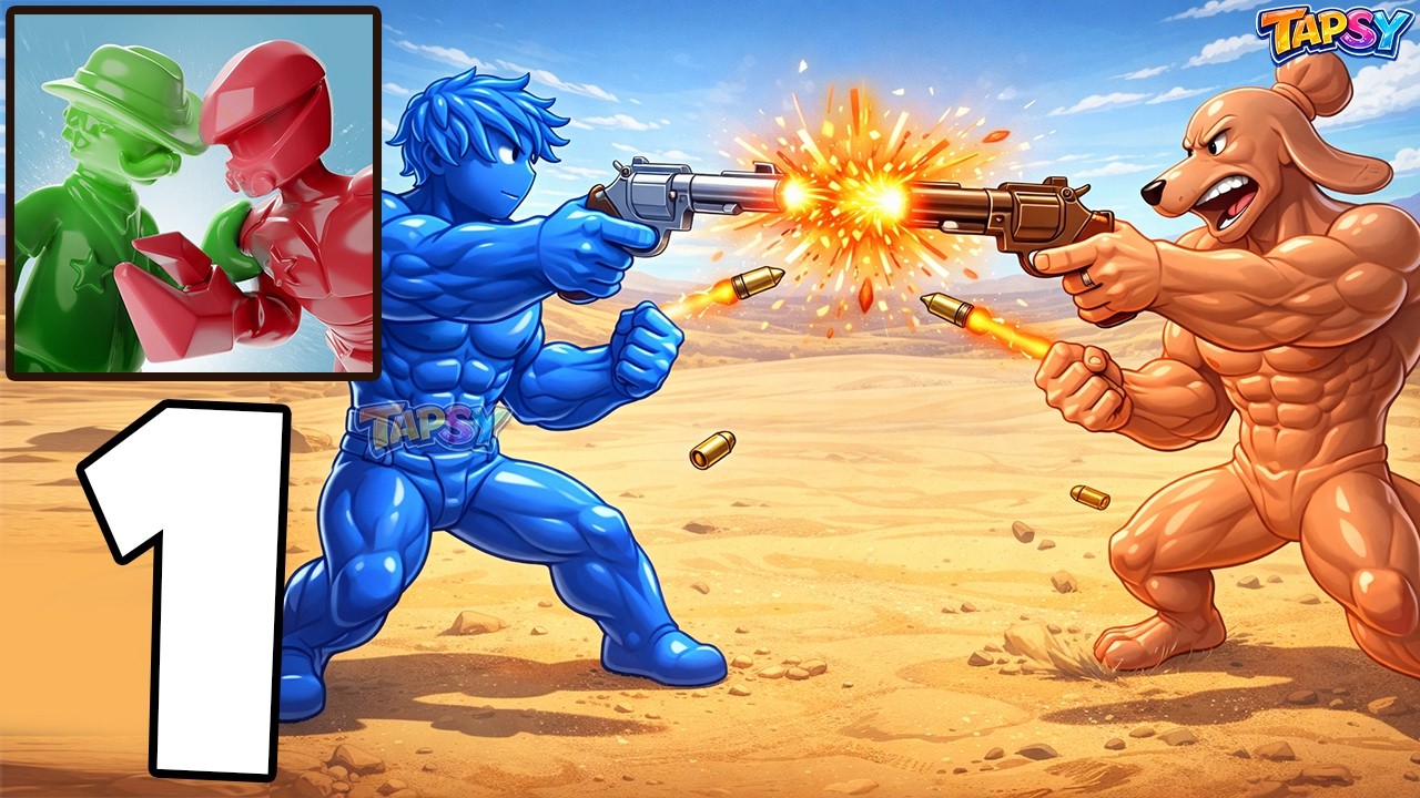 🤠Gumslinger Gameplay Walkthrough Part 1 - Wild West (Android,iOS)