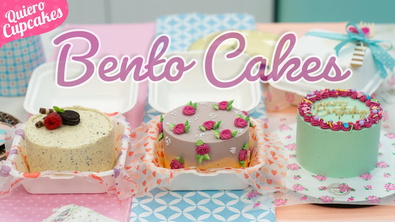 BENTO CAKE O LUNCH BOX CAKE 🎂 | TRES PROPUESTAS PARA TUS INVITADOS O TU NEGOCIO 🤑 | QUIERO CUPCAKES