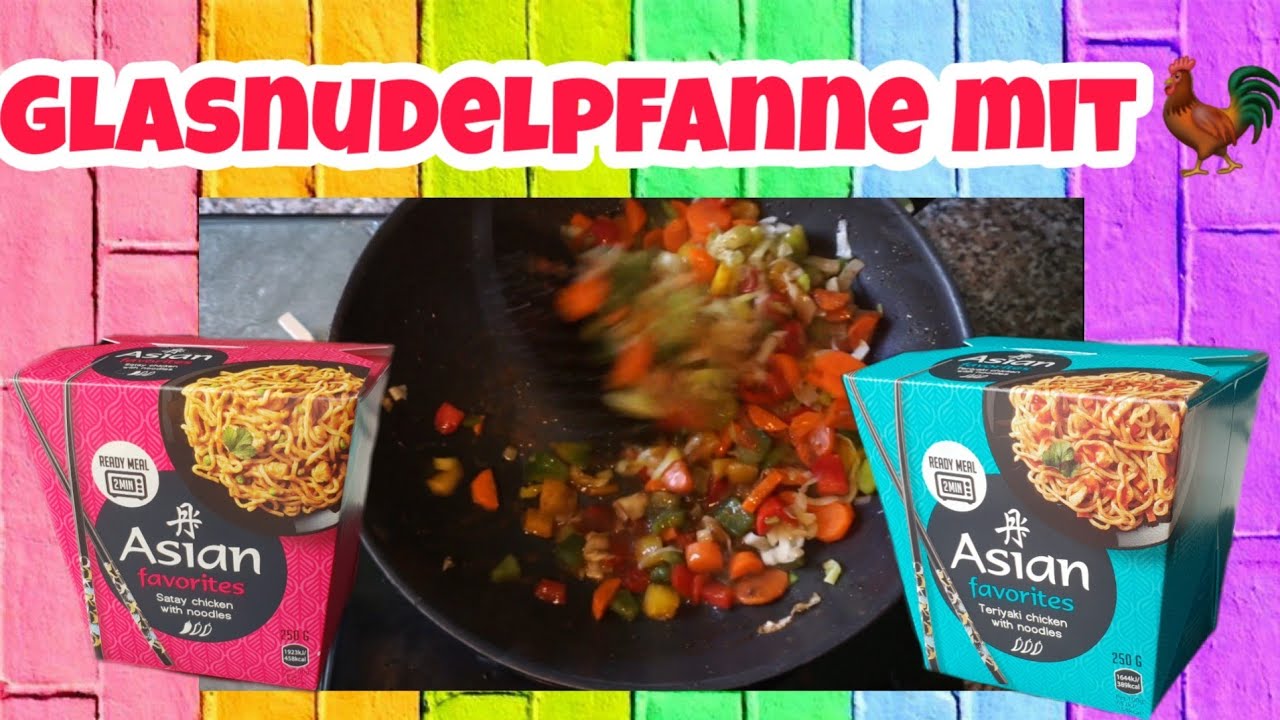H&auml;hnchen - Glasnudelpfanne |UnsereWelt|Ille und Irmi 👭