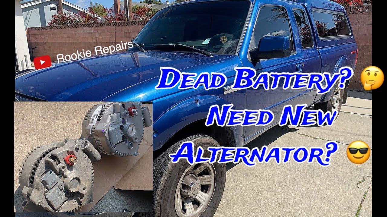 How to Replace an Alternator Ford Ranger 3.0 2006 - 2008