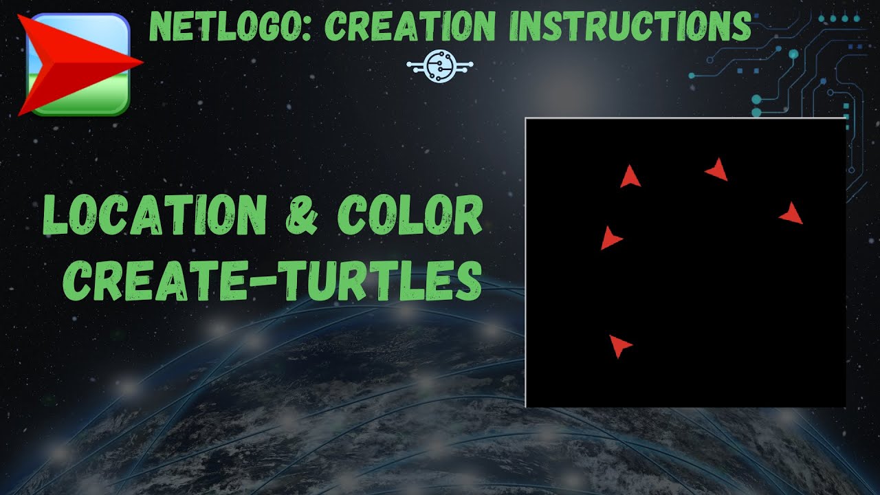 4. NetLogo: Turtle Creation Instructions