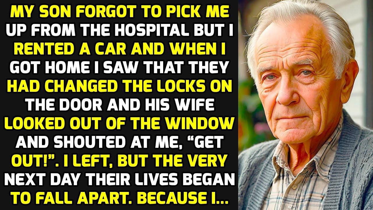 My Son Forgot To Pick Me Up From The Hospital But I Rented A Car And When I Got Home I Saw.. STORIES