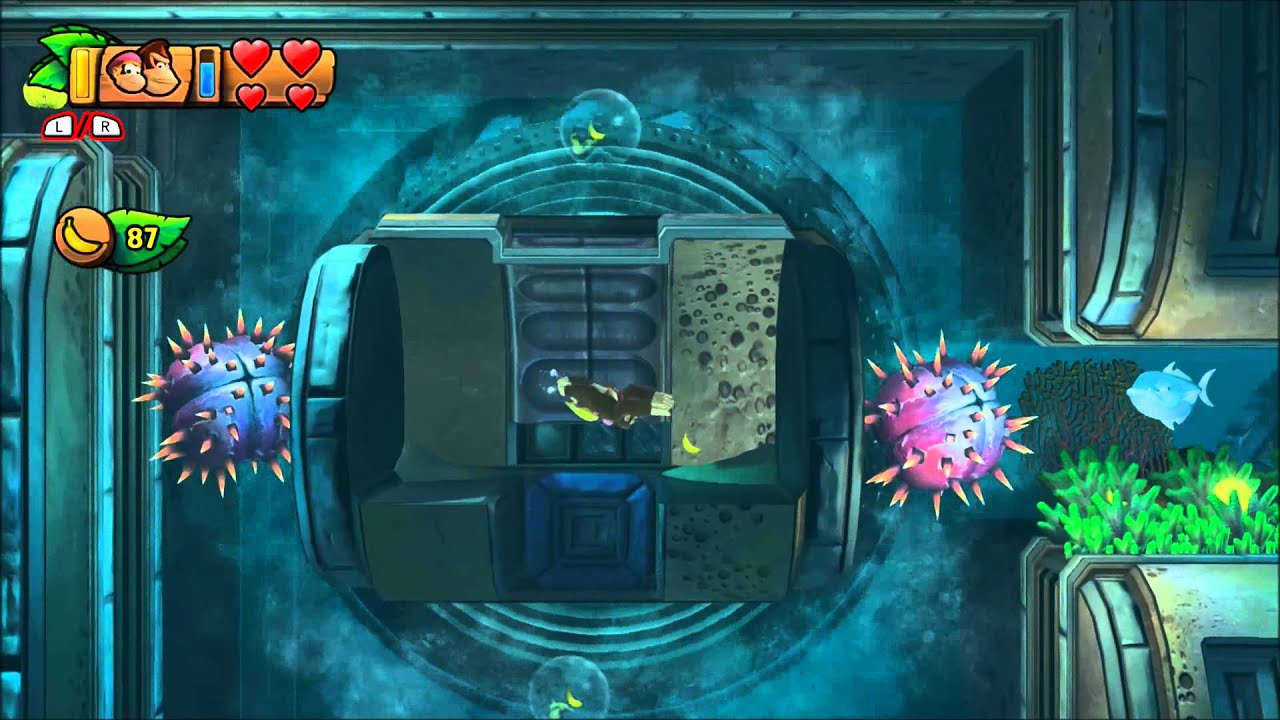 Donkey Kong Country: Tropical Freeze - 100% Walkthrough - 4-6 Current Capers (Puzzle and KONG)