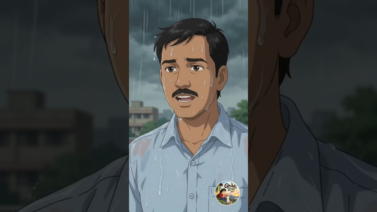 90s Ka School Flood 🌊🥹 Bachcho Ko Kaise Bachaya Gaya ? | #shorts #ghiblistyle #viral #shortsfeed