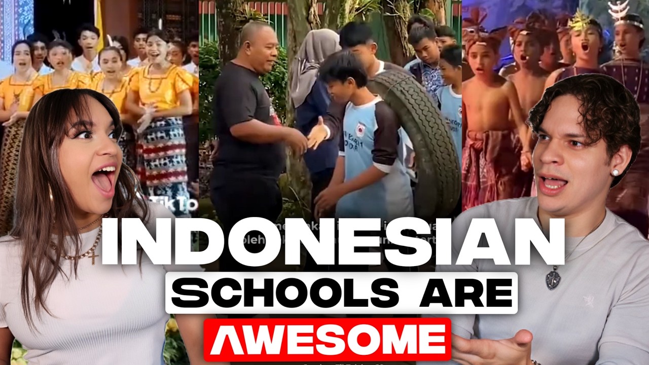 Indonesian schools are actually MUSICALS... Latinos react