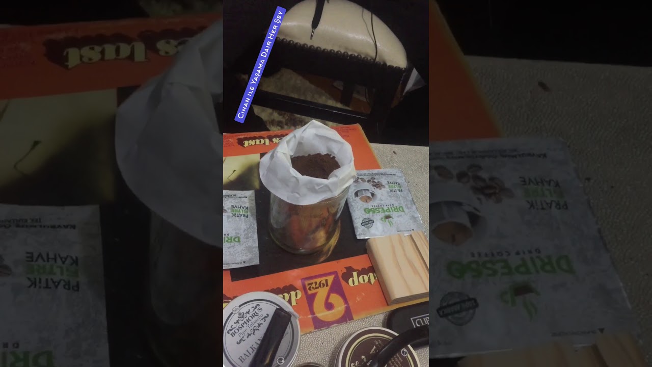 Evde Filtre Kahve Yapımı