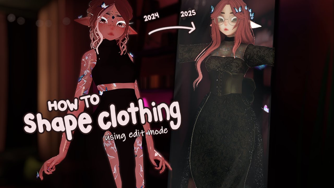 How to Shape Clothes to Fit Any Base | Timelapse | VRC Tiktok Awards 2024 Outfit