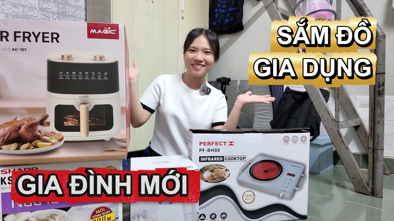 Chuẩn Bị Đồ Dùng Cho Nhà Mới Cùng Tụi Em Nha