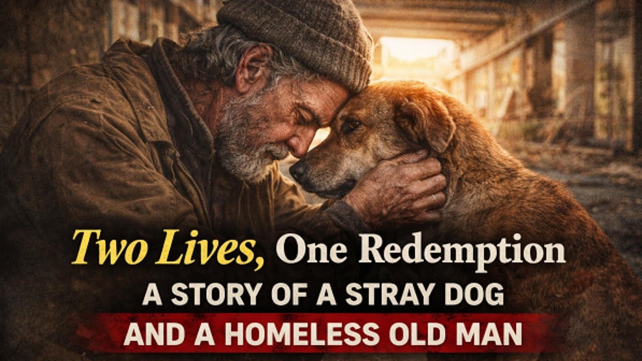 Two lives, One Redemption. The S tory Of A Stray Dog And A Homeless man