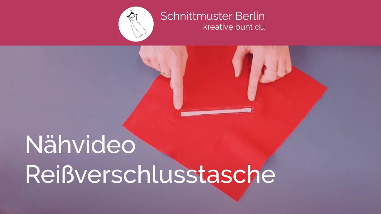 Reißverschlusstasche in einer Jacke