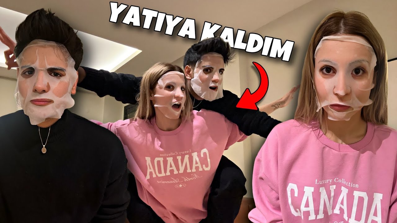 ERKEK ARKADAŞIMIN EVİNDE YATIYA KALDIM!  Sıla Beyoğlu | Melih Yıldırım