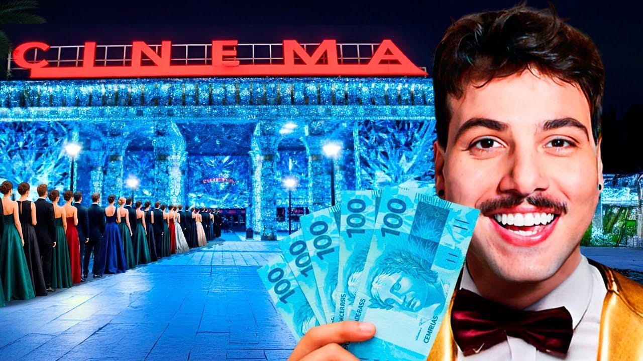 eu criei o MELHOR CINEMA DO MUNDO