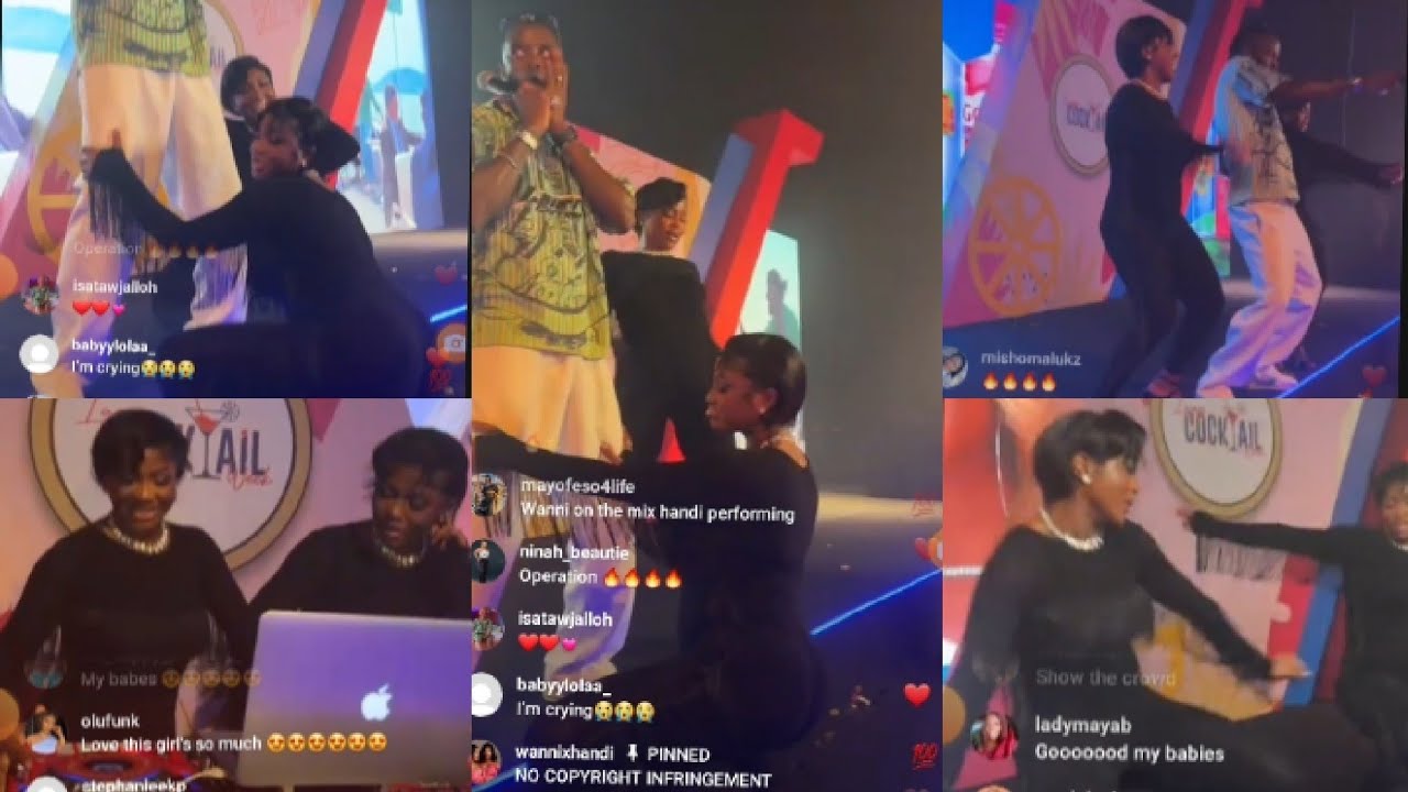 Wanni & Handi first multi million job as they perform live as Shaun & other housemates supports them