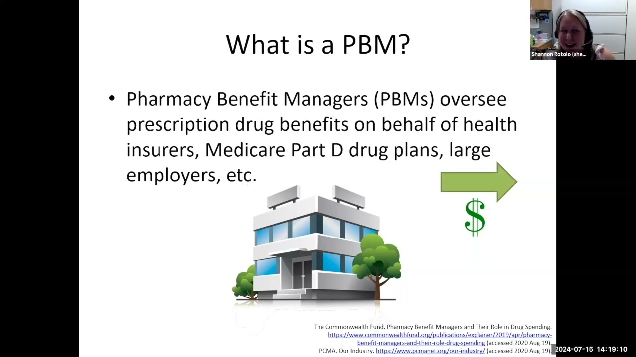 Introduction to Pharmacy Benefit Managers (PBM), with Dr. Shannon Rotolo