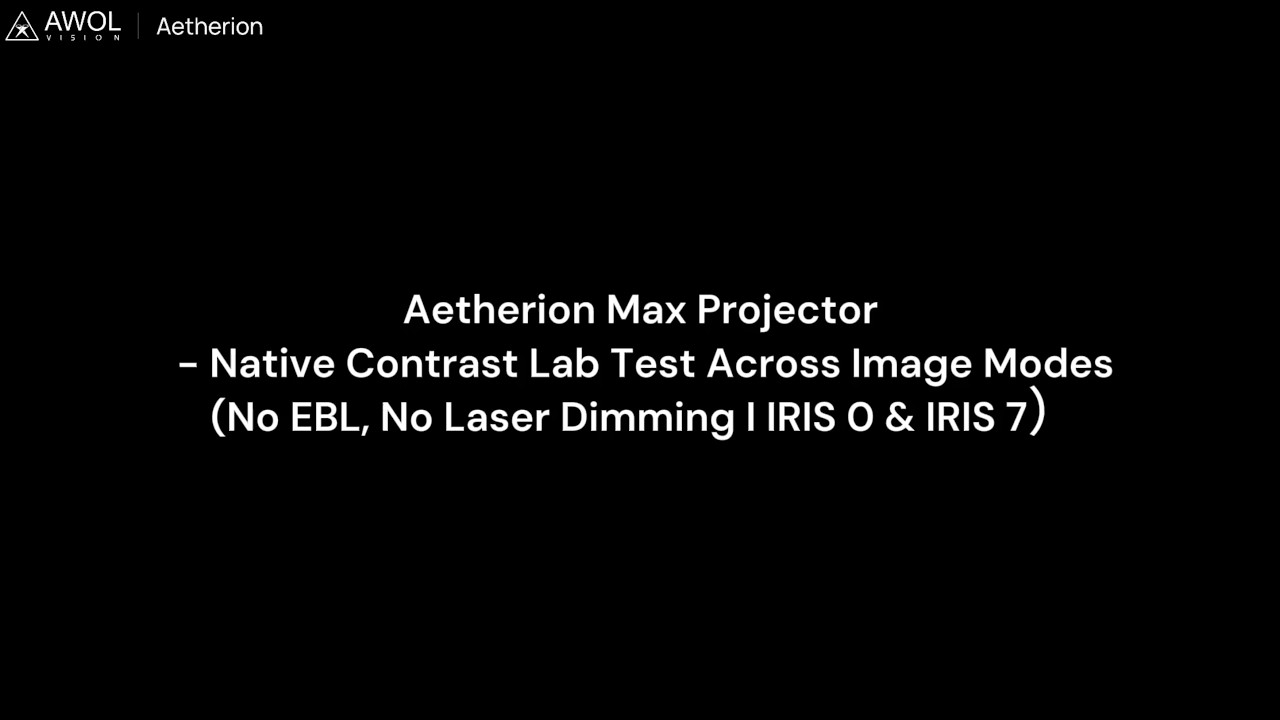 Aetherion Max&ndash; Native Contrast Lab Test Across Image Modes