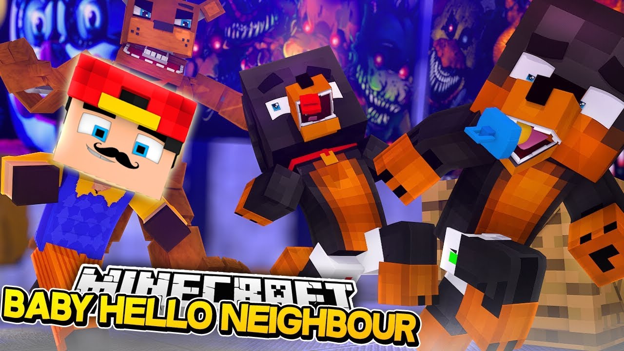 Minecraft Adventure - ROPO IS THE BABY HELLO NEIGHBOUR!!!
