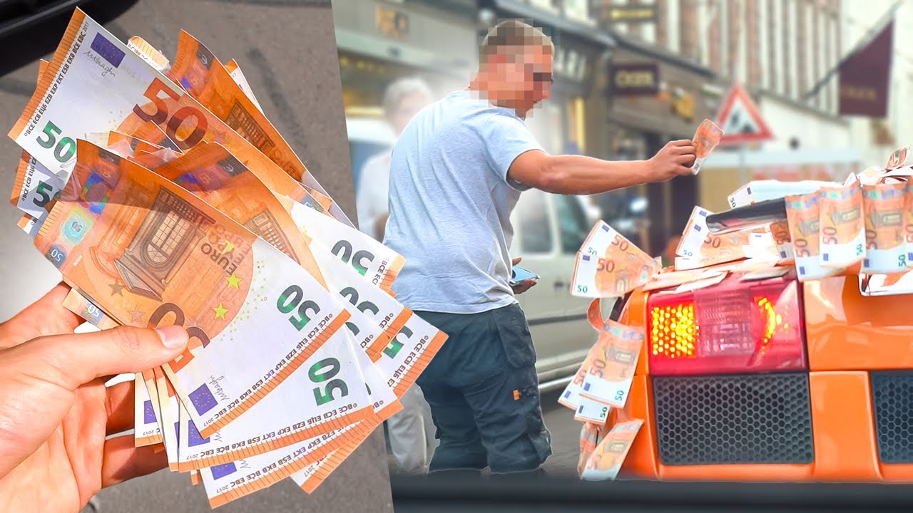 NEPGELD OP LAMBO PLAKKEN! PAKKEN MENSEN HET GELD?