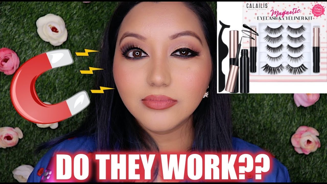 Testing Magnetic Lashes || Calailis Magnetic Eyelash & Eyeliner Review