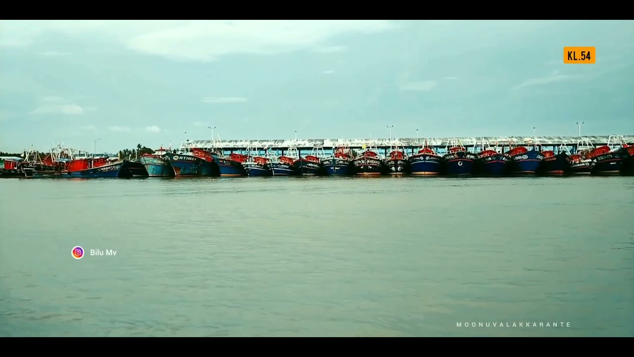 Ponnani Harbour Fish Boat