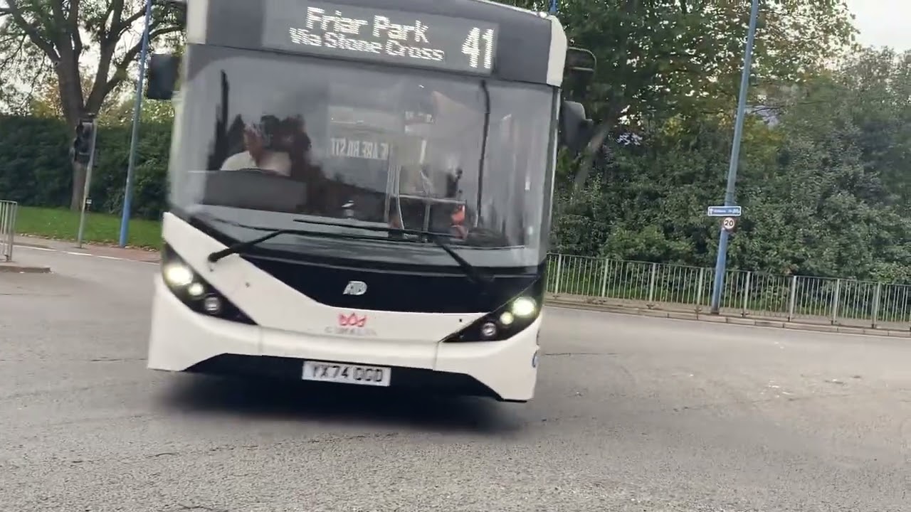 Carolean Coaches Enviro 200mmc Bus Route 41 Friar Park YX74 0GD