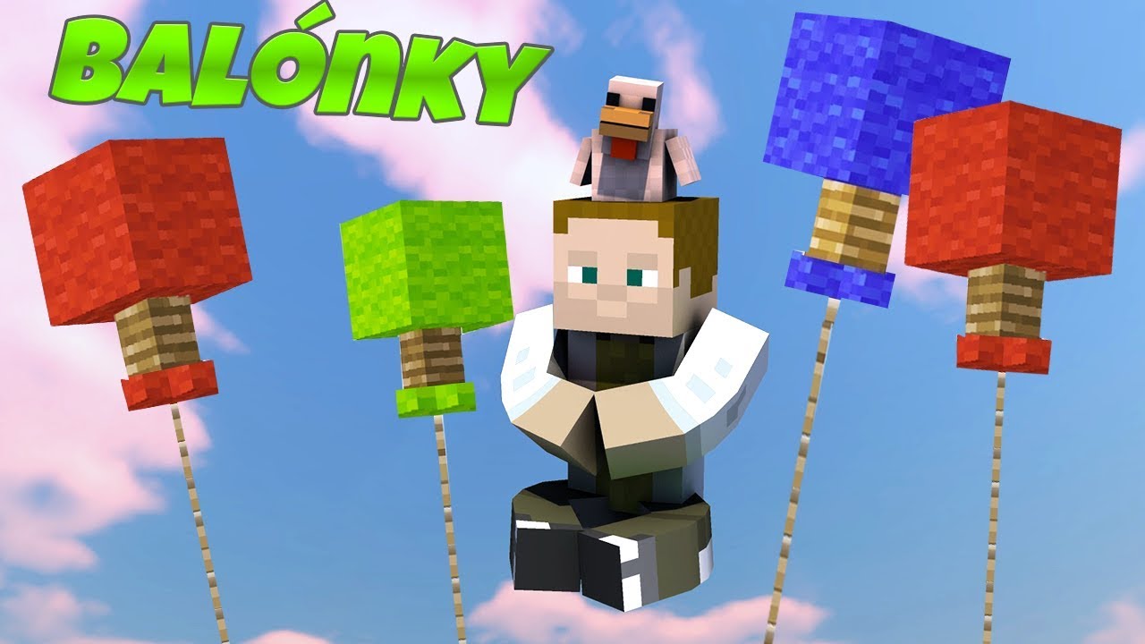 🎈 3 různé MINIHRY s BALÓNKY [MINECRAFT]