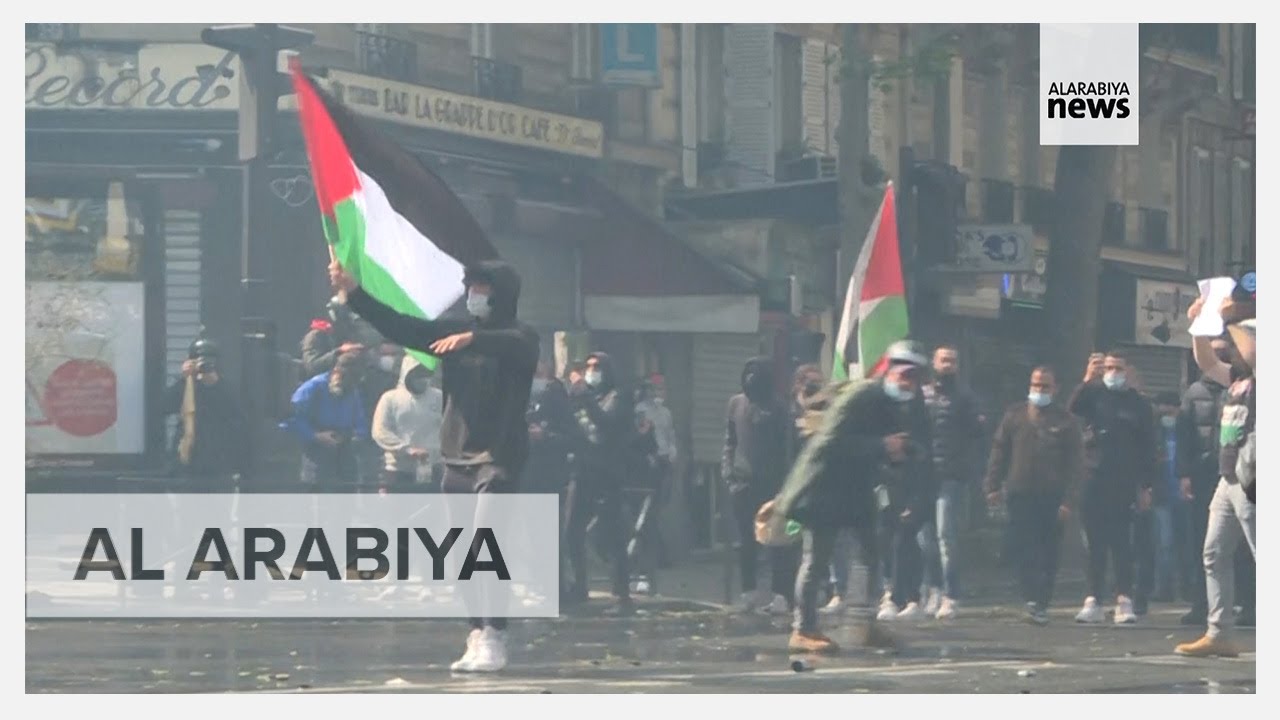 Tensions in Paris as pro Palestinian protesters defy police