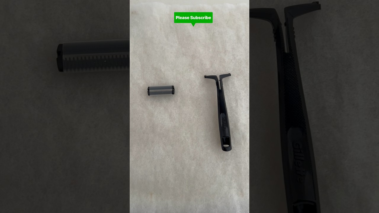 How to replace a Gillette head to handle|| Razor blade replacing technique #razor #youtubeshorts
