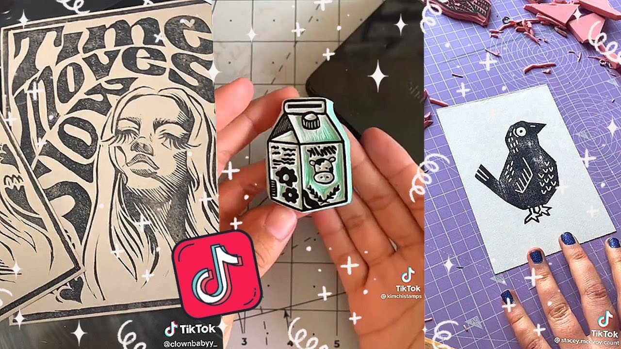 SATISFYING STAMP CARVING COMPILATION 💮