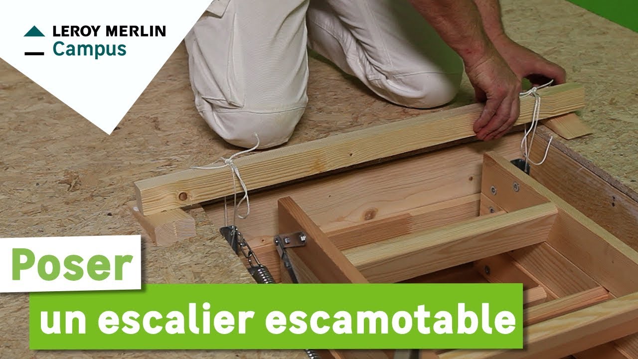 Comment poser un escalier escamotable ? Leroy Merlin