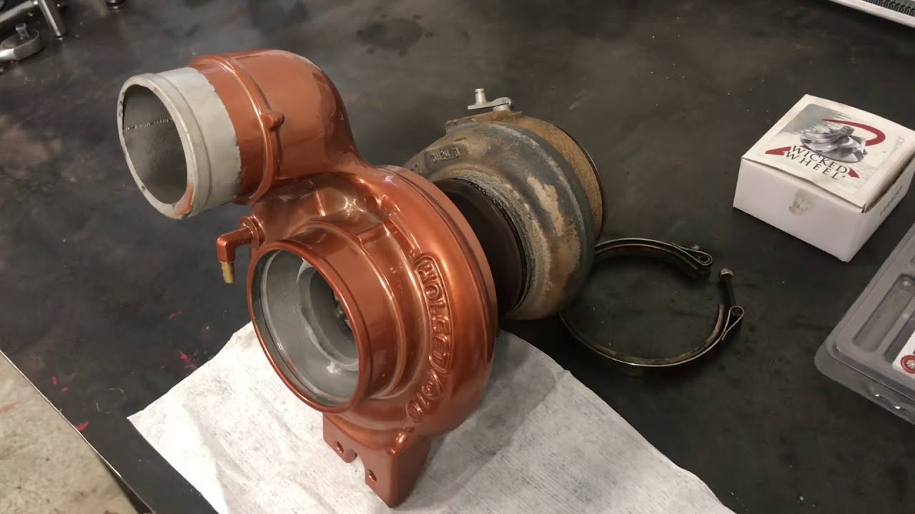 HE 351 Turbo rebuild billet wheel 3rd gen Cummins