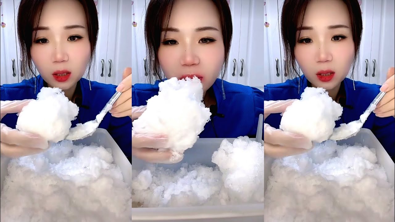 YY / ASMR WHITE ICE EATING / ICE EATING