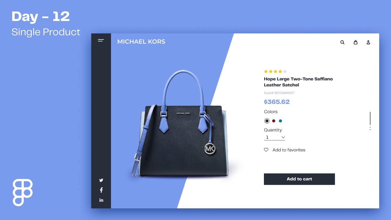 Daily UI Design Challenge | Day - 12 | Single Product Landing Page