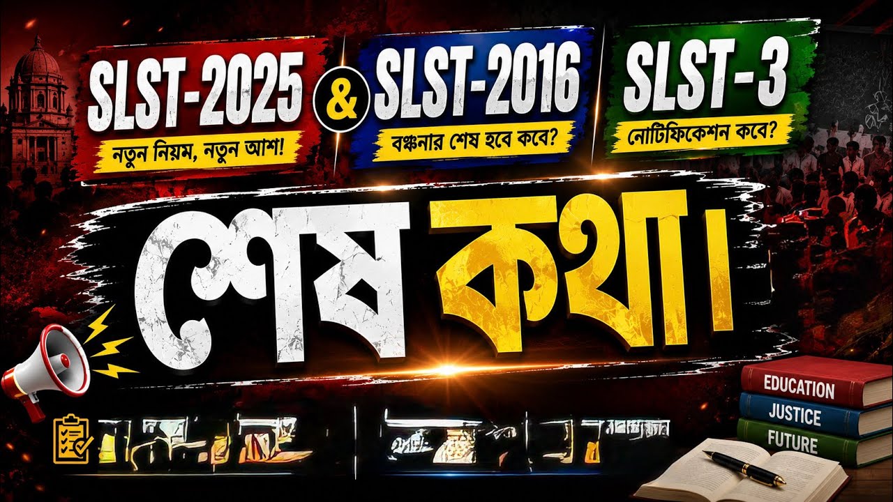 SLST-2025 , SLST-2016 and SLST-3, নিয়ে শেষ কথা। @Nasimul-hoque-Nasi 