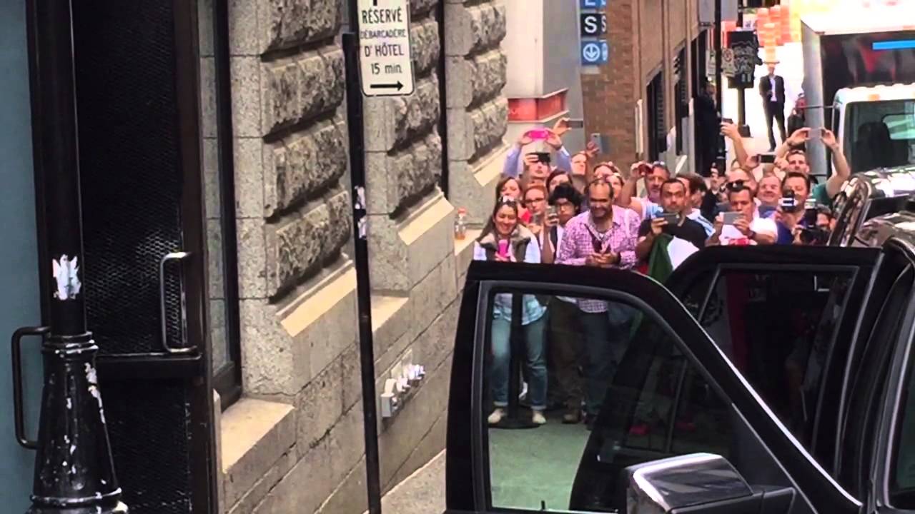Madonna Leaving Montreal Hotel 9/10/15