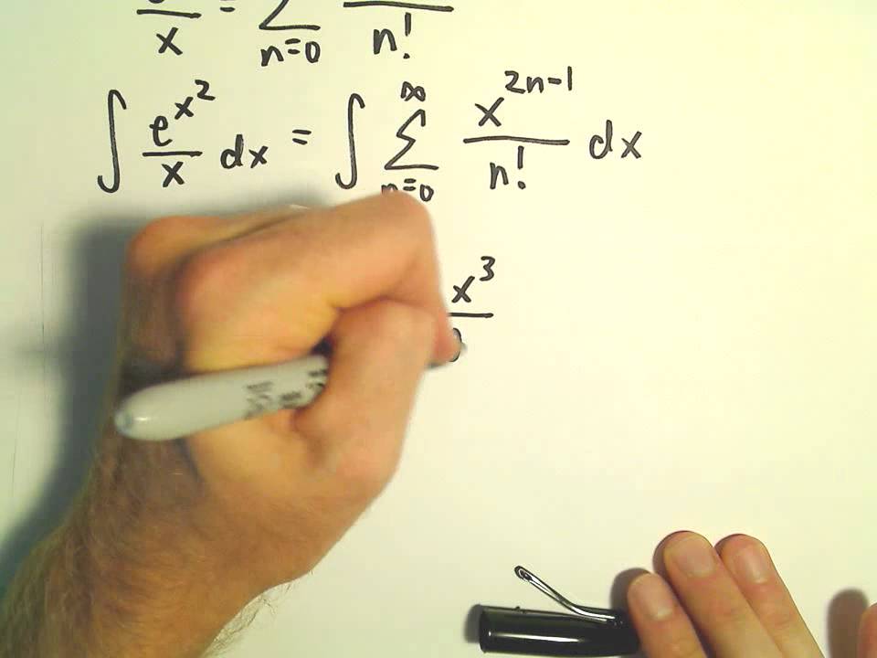 Integrating a Function as a Power Series