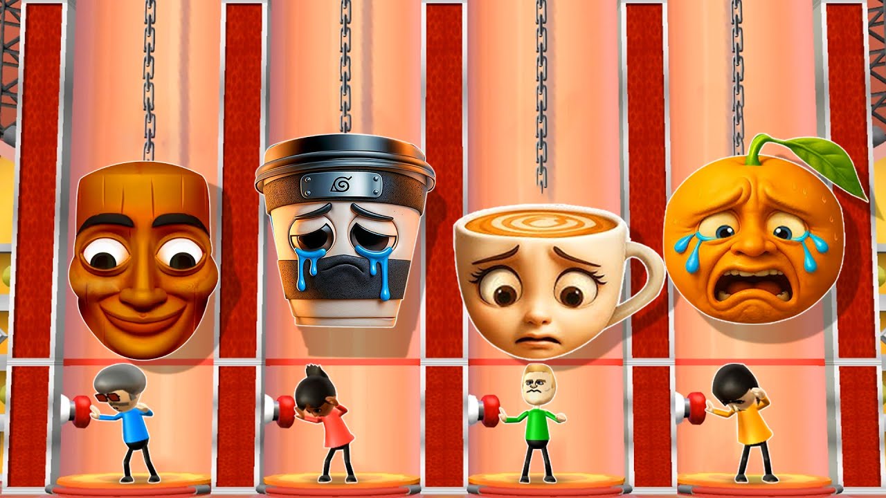 Wii Party Minigames - Toad Vs Sakura Vs Tyrone Vs Marisa (Master Difficulty)