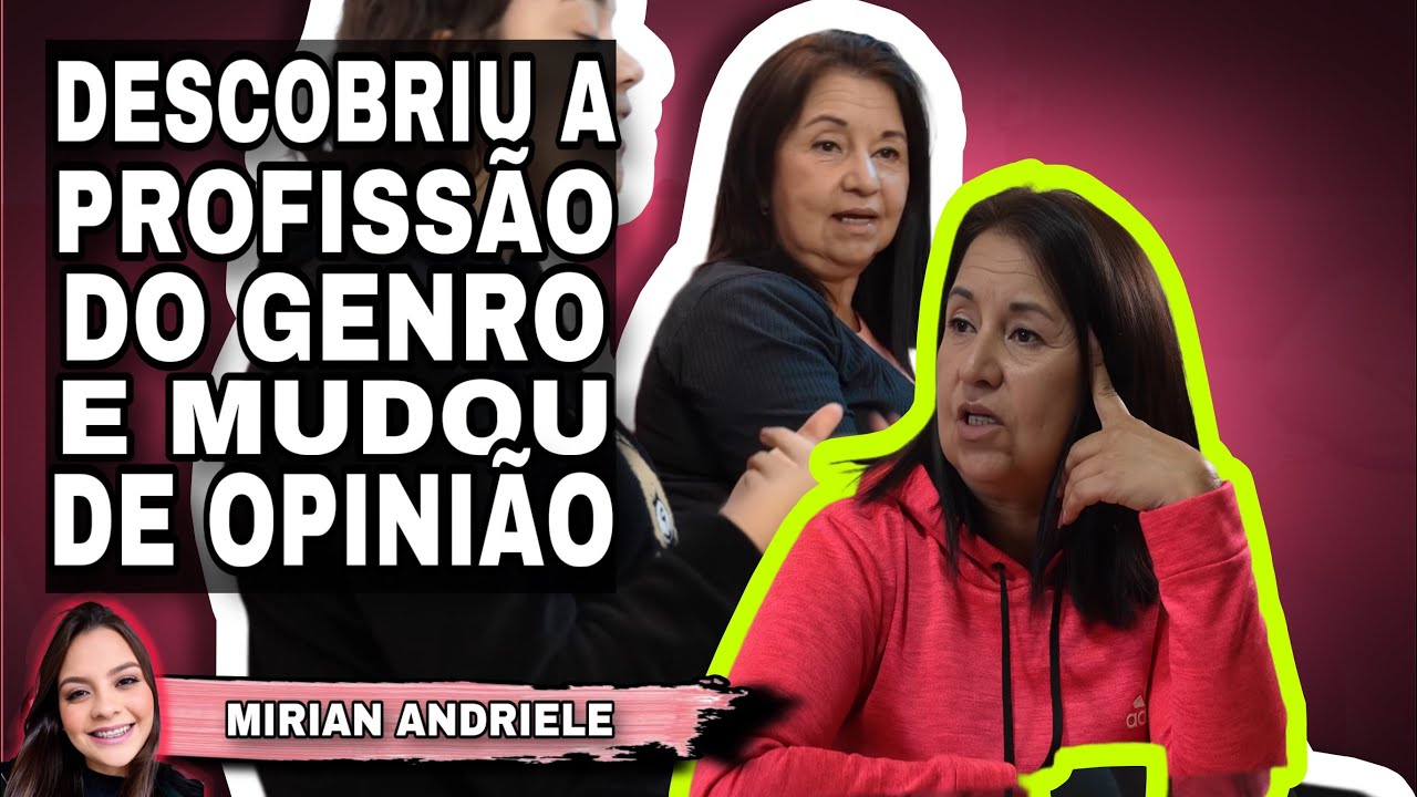Mãe muda de opinião quando descobre a profissão do genro