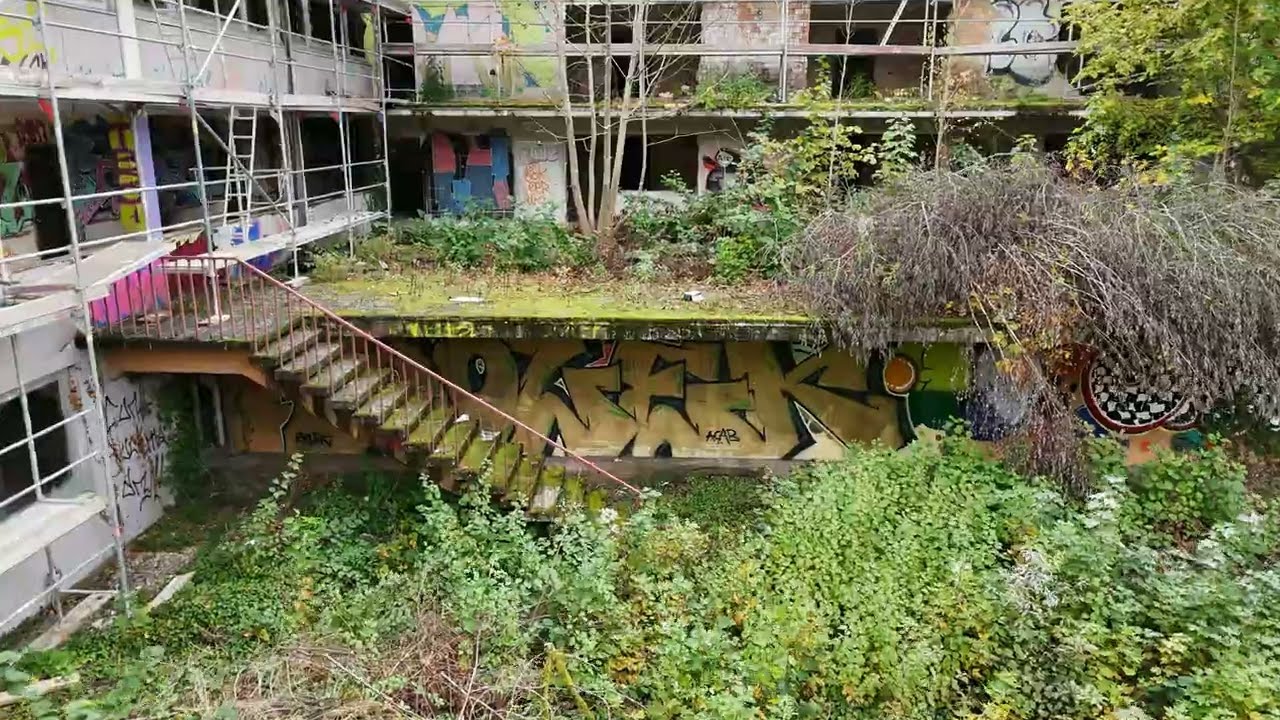 Drohnenflug: Verlassenes Altersheim, Papierfabrik & Burgen | Lambrecht, Lindenberg, Erfenstein